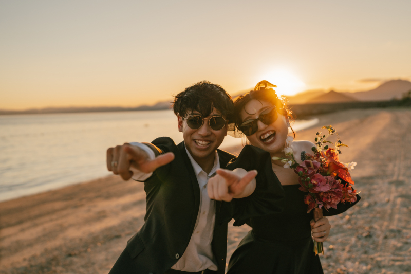 Summer plan｜ドレス1点｜ロケーション1~2ヵ所｜オープニングムービー付き前撮りサマープラン