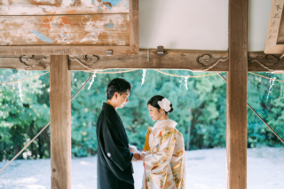 【結】和装1点ドレス1点｜庭園or神社or城1ヵ所+ロケ2ヵ所｜ オープニングムービー撮影付き★