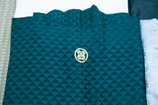 紋付羽織セット　深緑