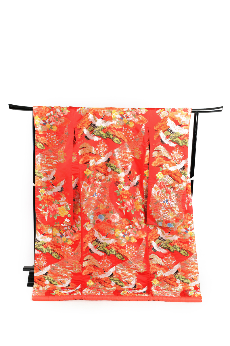 色打掛（鶴松）