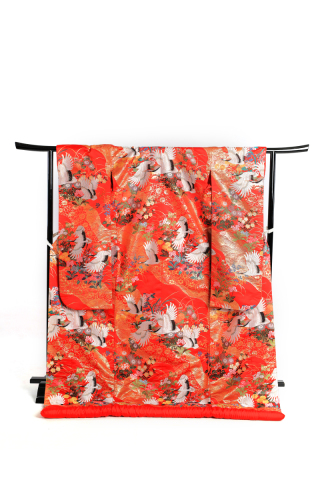 色打掛（朱・鶴）