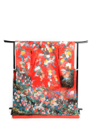 色打掛（黒・花ミックス）