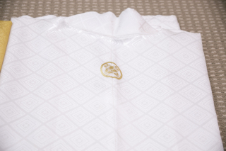 紋付羽織セット　白