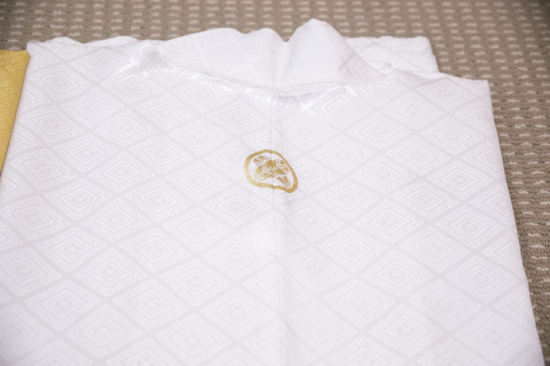 紋付羽織セット　白