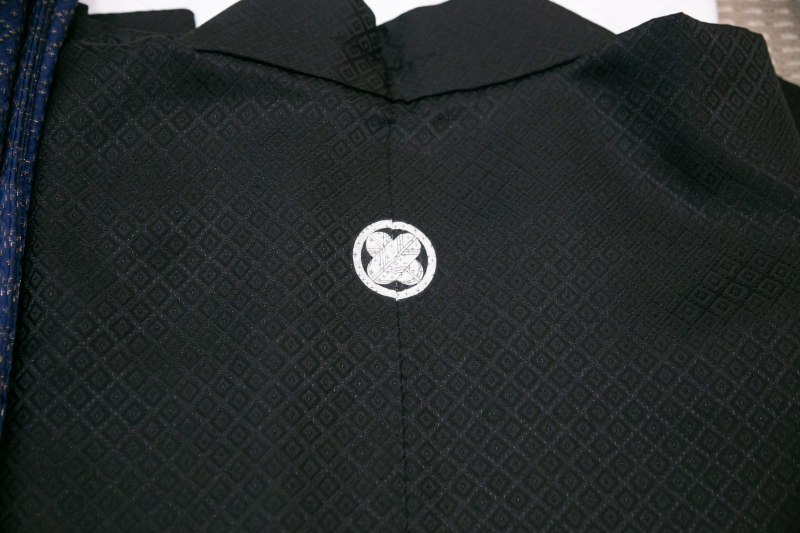 紋付羽織セット　黒