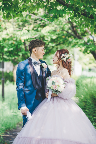 写真ミヤガワ Photo Studio WeddinGraphy 軽井沢_洋装&times;ロケーション