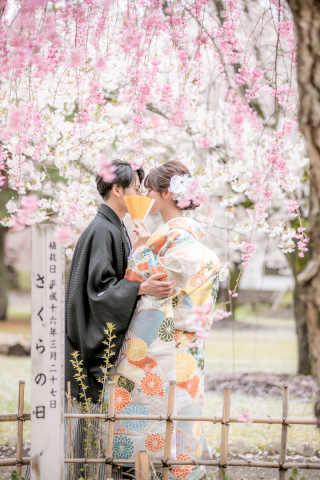 写真ミヤガワ Photo Studio WeddinGraphy 軽井沢_和装&times;ロケーション