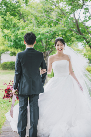 写真ミヤガワ Photo Studio WeddinGraphy 軽井沢_洋装&times;ロケーション
