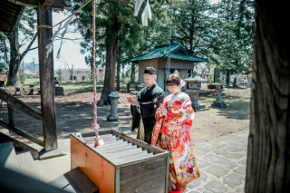 写真ミヤガワ Photo Studio WeddinGraphy 軽井沢_和装&times;ロケーション