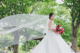 写真ミヤガワ Photo Studio WeddinGraphy 軽井沢_洋装&times;ロケーション