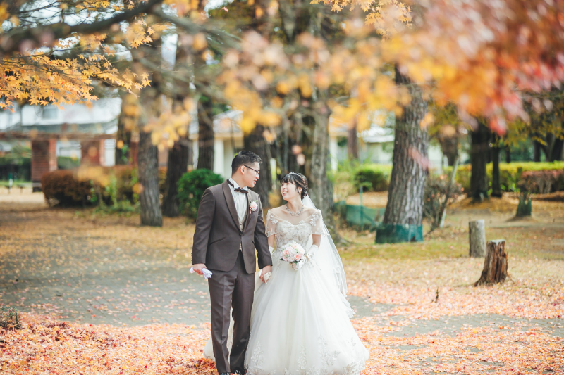 ☆早割☆洋装2着☆結婚式場&rarr;軽井沢ロケーション秋のフォトウェディング特別プラン【&yen;384,780&rarr;&yen;297,000】