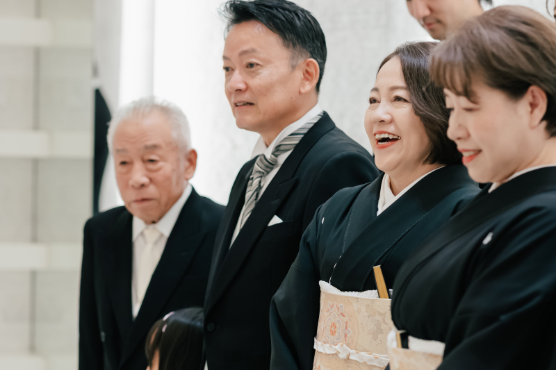 ご家族の素敵な反応