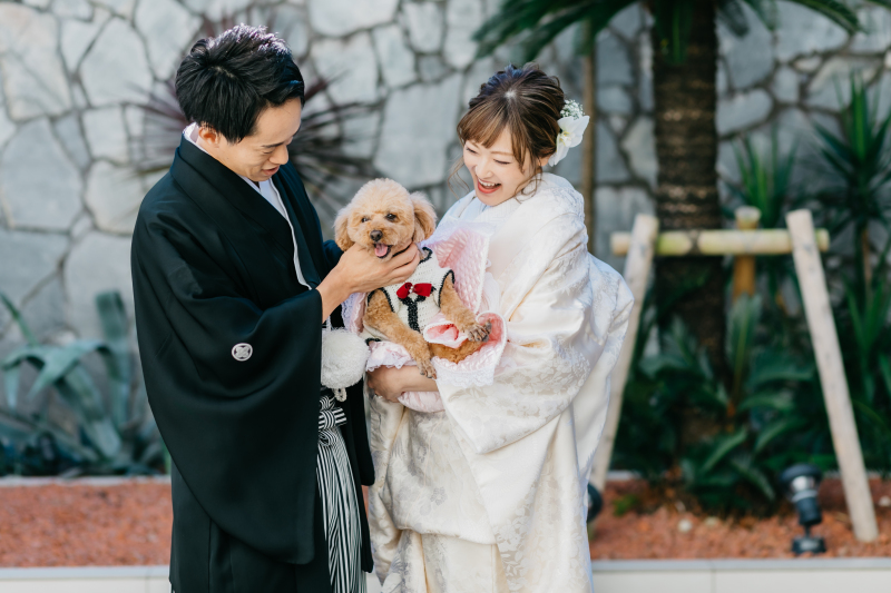 エール・フォルトゥーナ_ペットと一緒に撮影できる