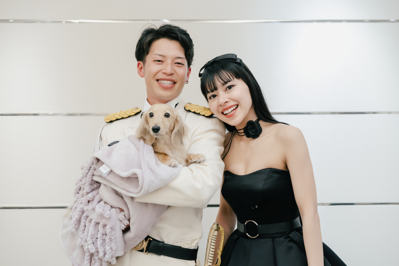 エール・フォルトゥーナ_ペットと一緒に撮影できる