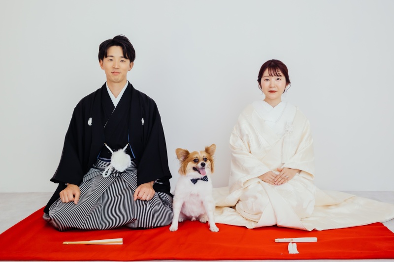和装1点スタジオ撮影プラン≪データ40カット・造花ブーケ使い放題≫¥119,000⇒¥99,000【8月末までの特別価格】