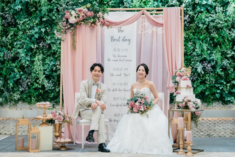 【ドレス差額なし】挙式&フォト〈カラードレスも〉挙式付き2着フォトプラン