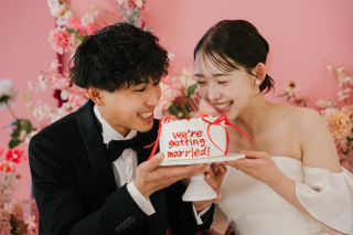 6月までの撮影で韓国風ケーキ無料【スタジオフォトが盛り上がる！】食べられる生ケーキ