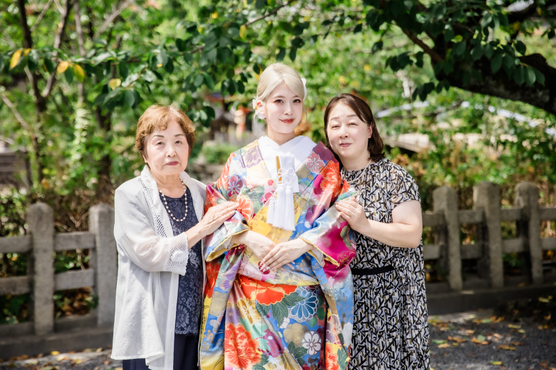 ご家族に囲まれて