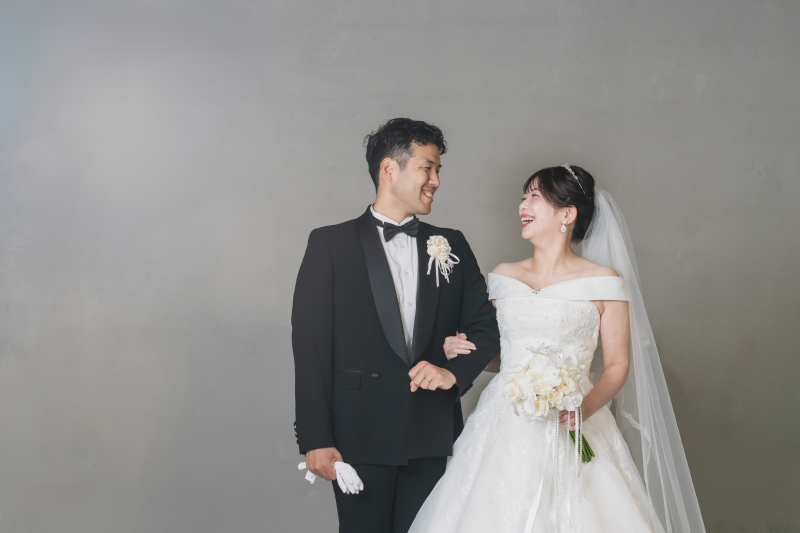 まずは飾らないシンプルな記念写真