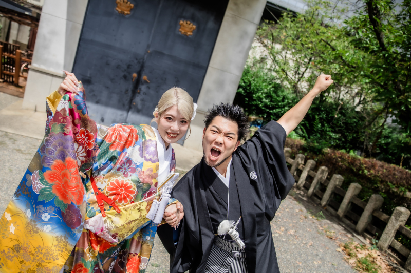 六孫王神社 と スタジオ ＊ 和洋どちらも楽しむ充実プラン