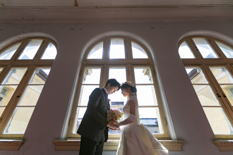 まるで結婚式なワンシーン