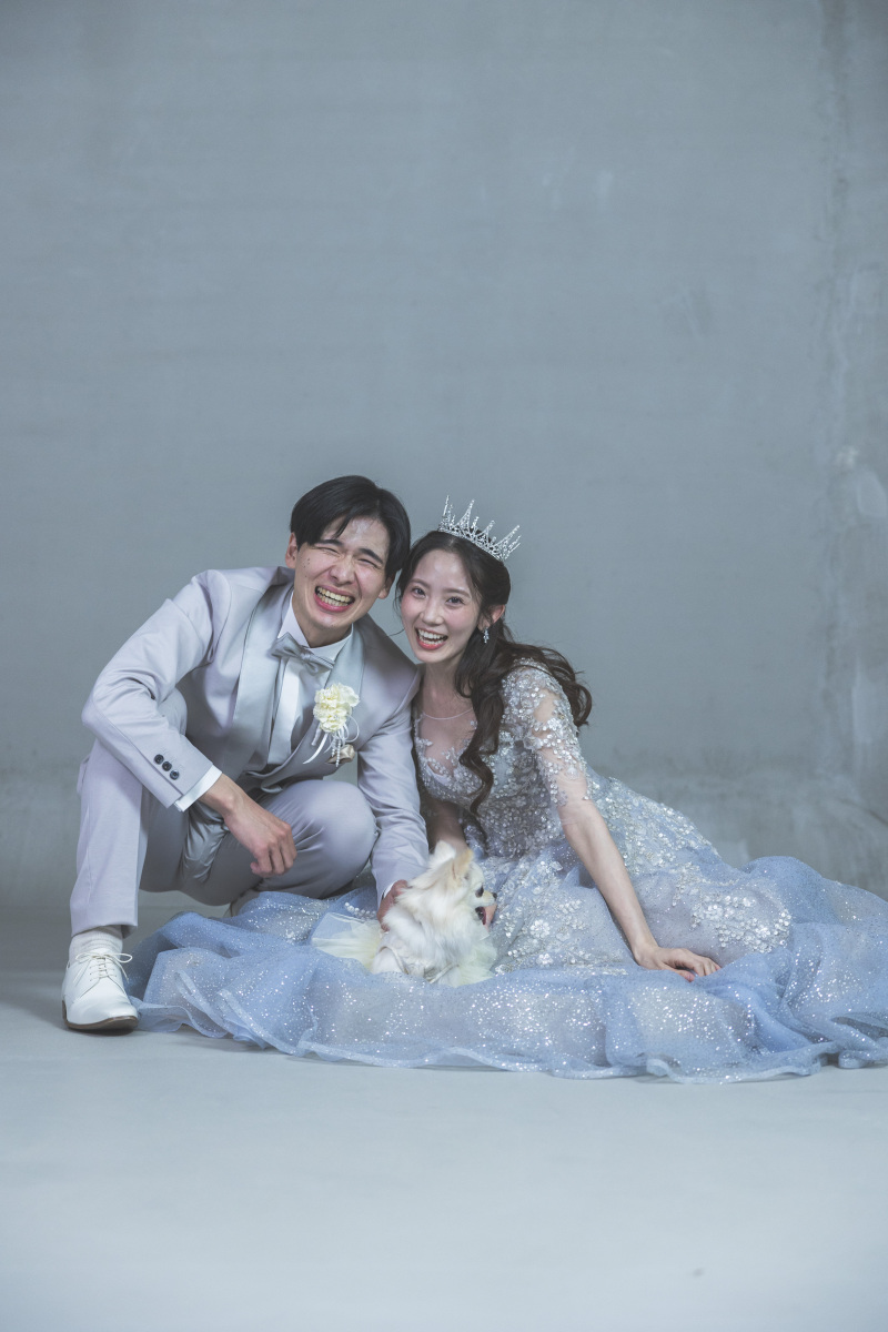 Fairy PhotoWedding_ペットと一緒に撮影できる