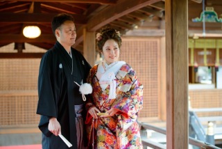 QUON～和創wedding～_ロケ 湯島天神