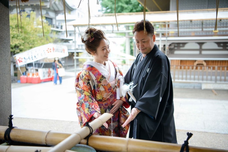 日本伝統の空間で彩るウエディングフォト