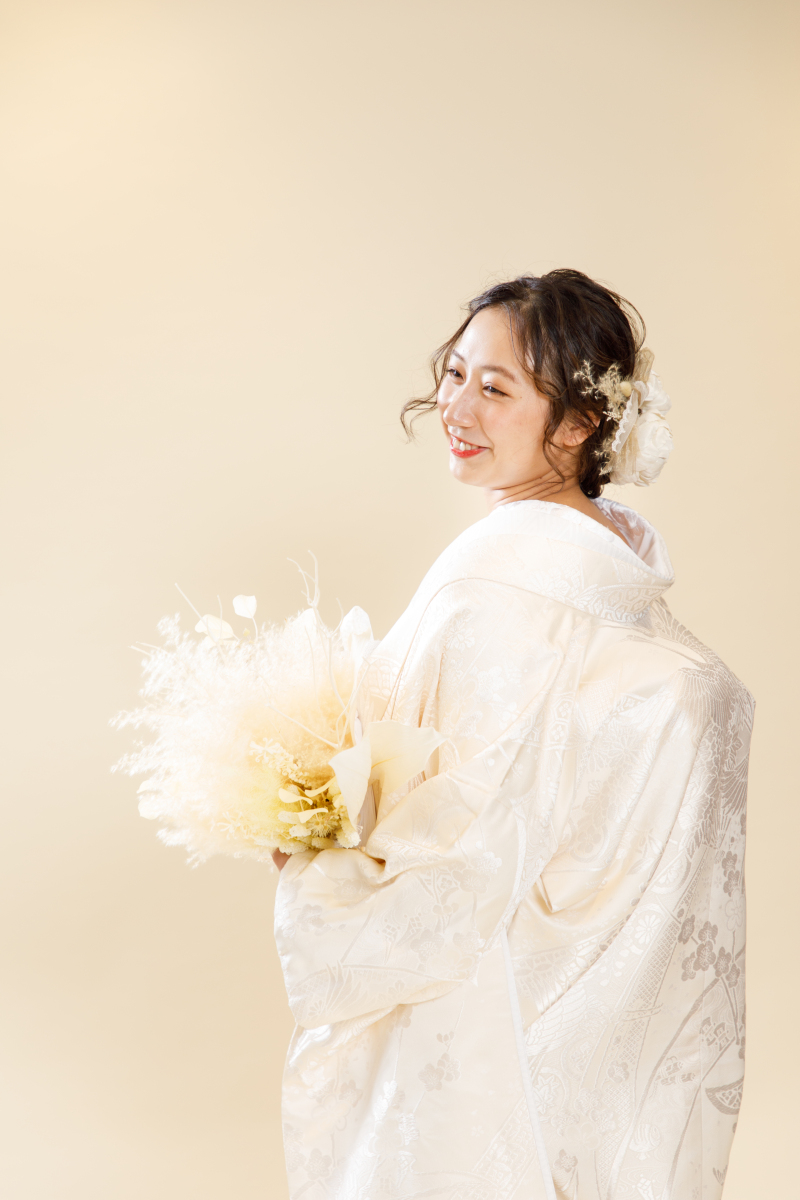 温かみのあるスタジオ撮影