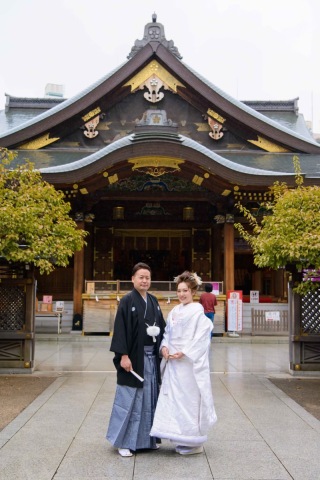 QUON～和創wedding～_ロケ 湯島天神