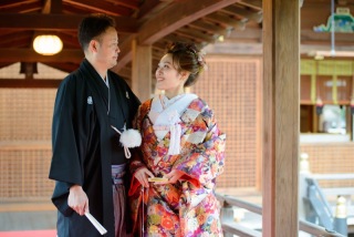 QUON～和創wedding～_ロケ 湯島天神
