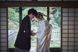 QUON～和創wedding～_ロケ 細川庭園