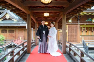 QUON～和創wedding～_ロケ 湯島天神