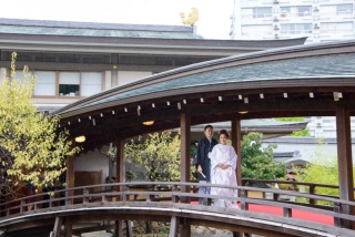 QUON～和創wedding～_ロケ 湯島天神