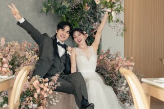 ◇5月末までのご成約限定！特典&全カットデータ付き◇100着以上から選べるドレスランクUP料金なし！スタジオ撮影