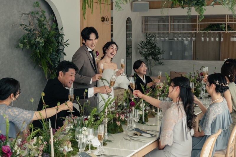 《会食付き》家族と過ごす特別な時間｜両家顔合わせにもおすすめ◇50カット全データ付き
