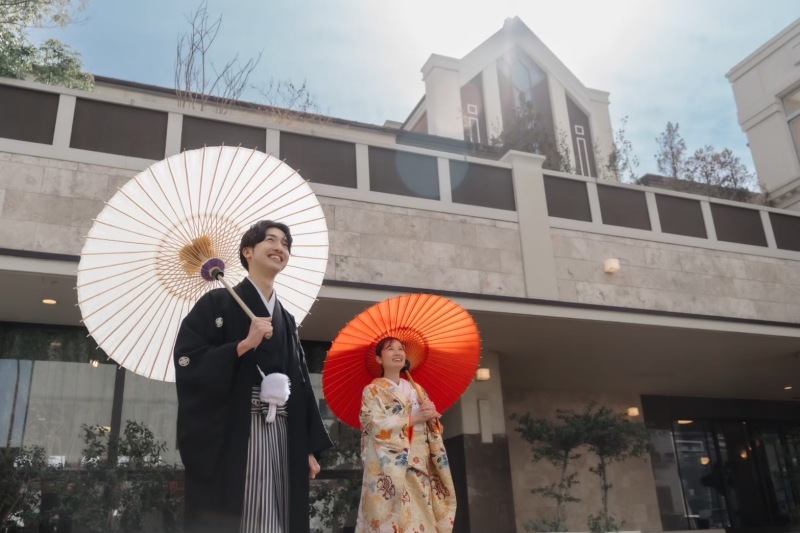 ◇結婚式場を貸切◇彩りをの残す色打掛フォトプラン ‐50カットデータ付き‐