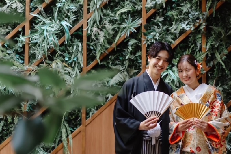 ◇結婚式場を貸切◇彩りをの残す色打掛フォトプラン ‐50カットデータ付き‐