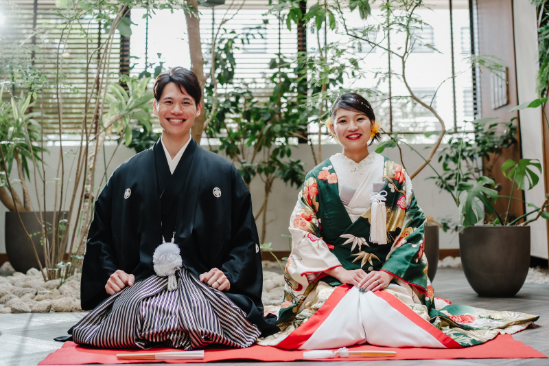 ◇結婚式場を貸切◇彩りをの残す色打掛フォトプラン ‐50カットデータ付き‐