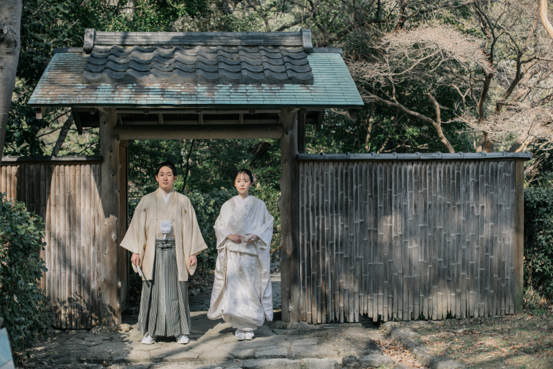 ◇浜松城公園ロケーション付き◇白無垢フォトプラン ‐５０カットデータ付き‐