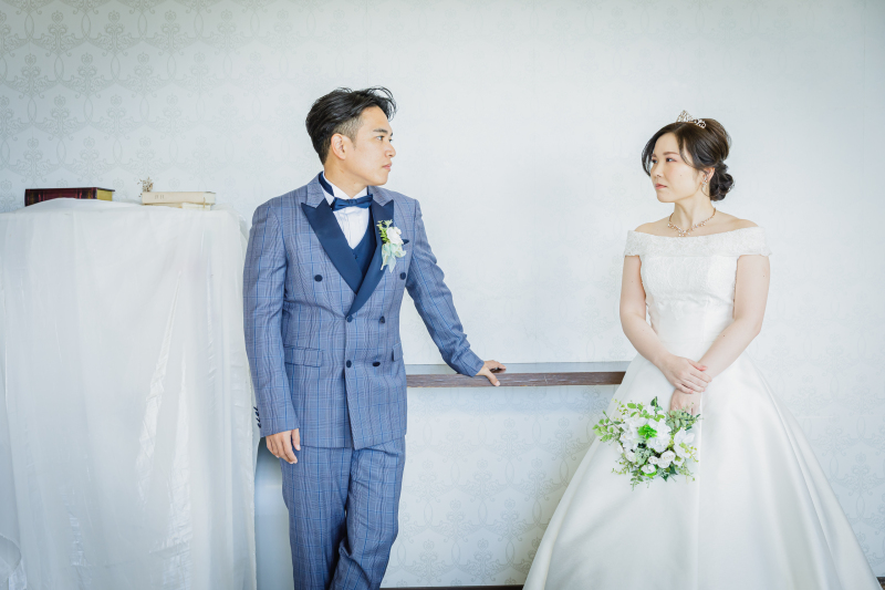 お支度部屋での1枚