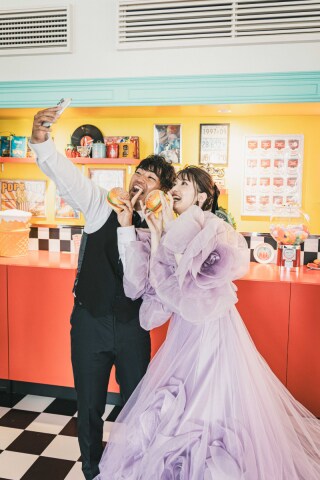 スタジオ撮影(アメリカンブース)