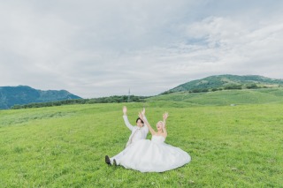 LIL LINK スタジオアルディ_【洋装】阿蘇ロケーションフォト(草千里や俵山、大観峰での撮影)