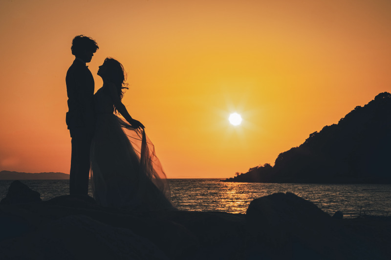 洋装2着 ロケーション撮影