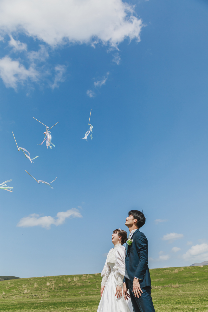 ［阿蘇・草千里］ロケーションフォト｜洋装1着