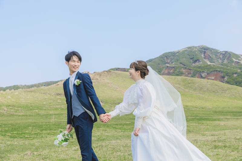 ［阿蘇・草千里］ロケーションフォト｜洋装1着