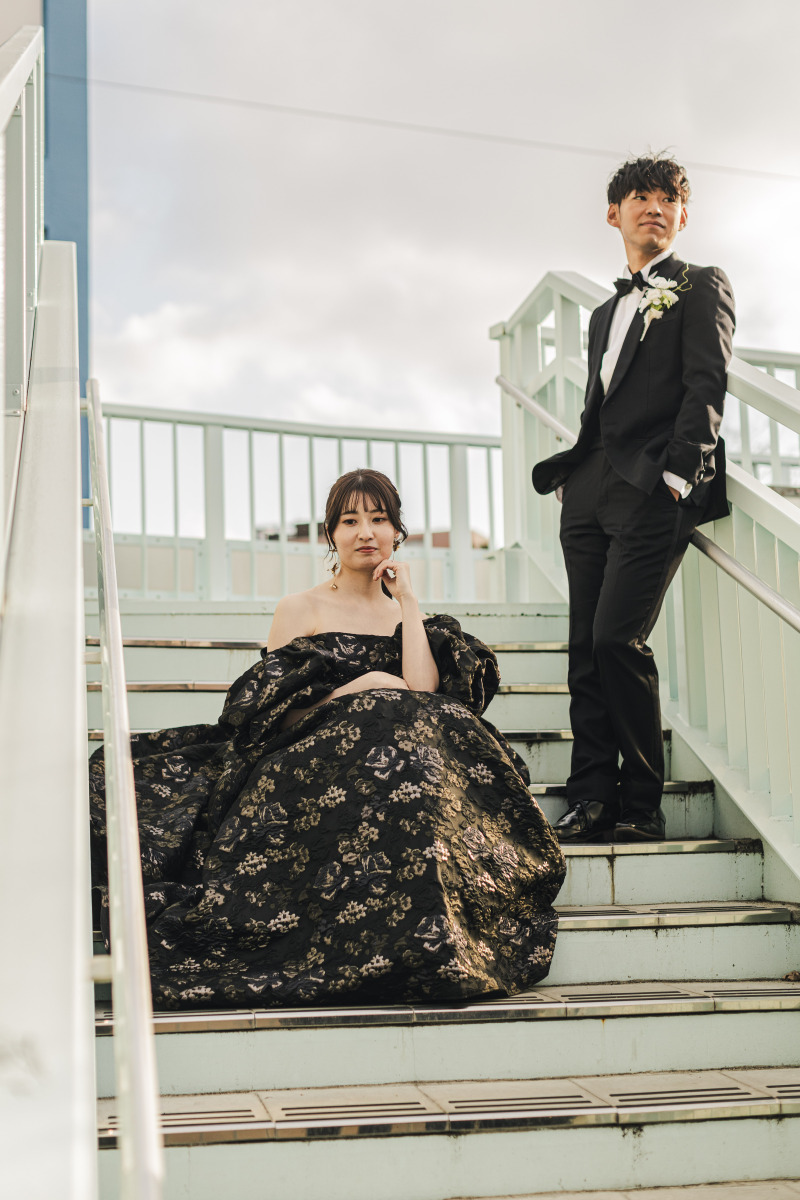 洋装2着 ロケーション撮影