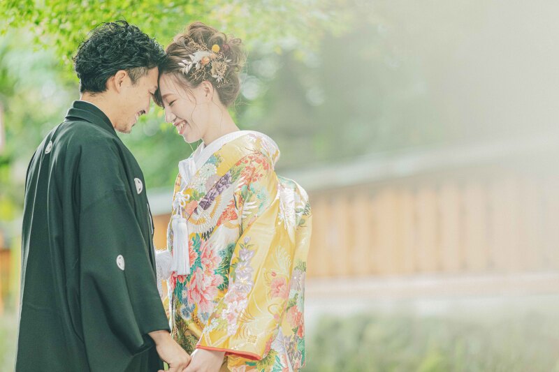 洋装1着・和装1着 ロケーション撮影