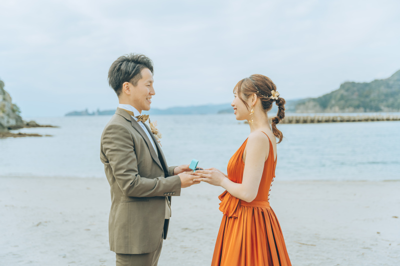 海辺で叶えるプロポーズ