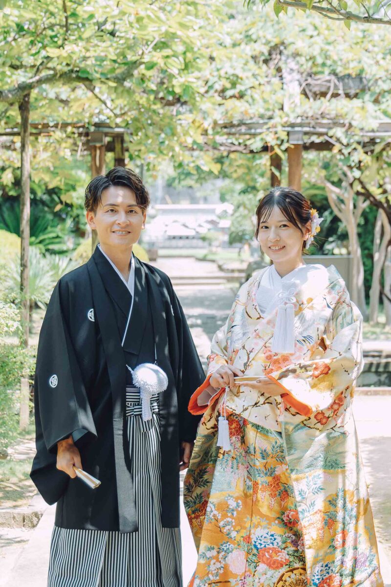 出島の歴史的街並みで魅せる和装＆青空広がるビーチで叶える洋装の前撮り